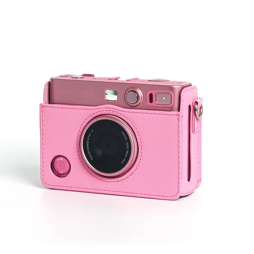 Fitted Storage Protective Case Crossbody Bag Cherry Blossom Pink /Light Pink Camera Bag for Fujifilm Instax Mini EVO Camera Bag view 5