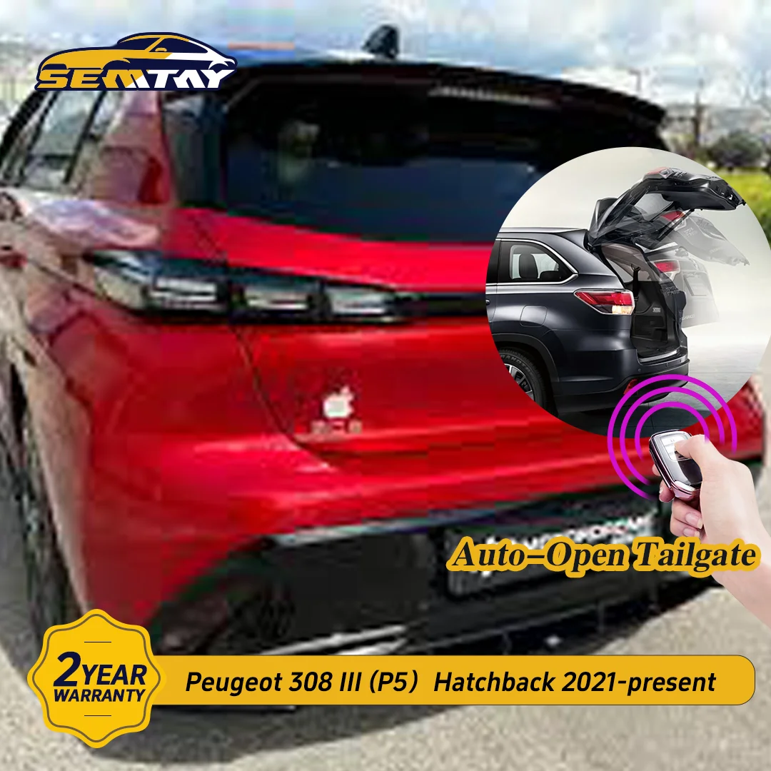 

SEMTAY Automatic Lifting Trunk Struts with Spring for P5 Hatchback 2021-Present Peugeot 308 III Rear Tailgate Boot Lift Supports