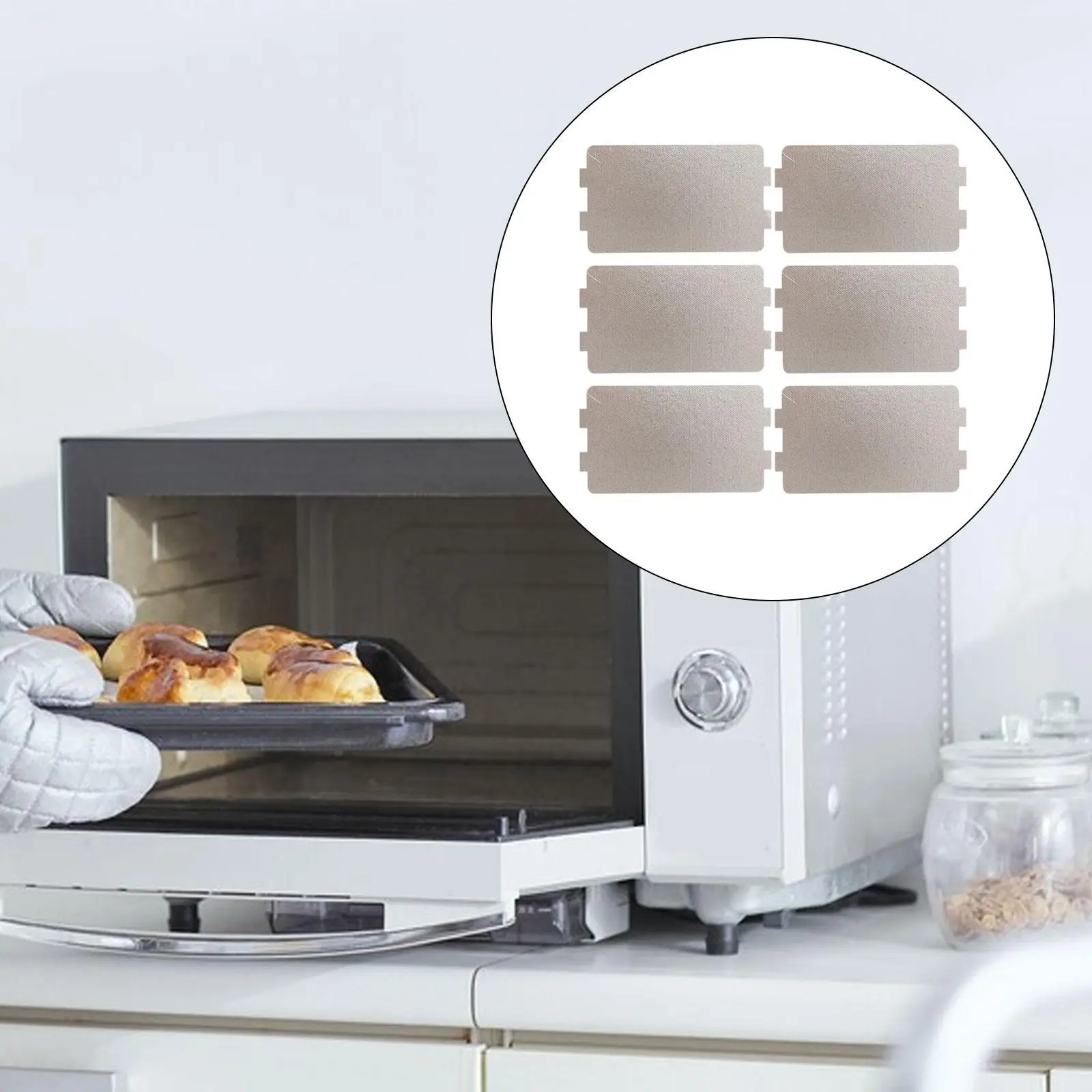 ฝาครอบท่อนำคลื่นฝาครอบป้องกันเตาอบไมโครเวฟ6X สำหรับสำนักงานร้านอาหาร