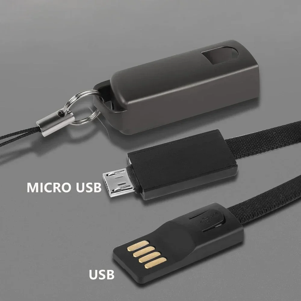 New Mini Keychain Micro USB Type C Short Cable Data Sync Fast Charging Wire For Redmi Huawei P30 P40 Honor Samsung Xiaomi POCO