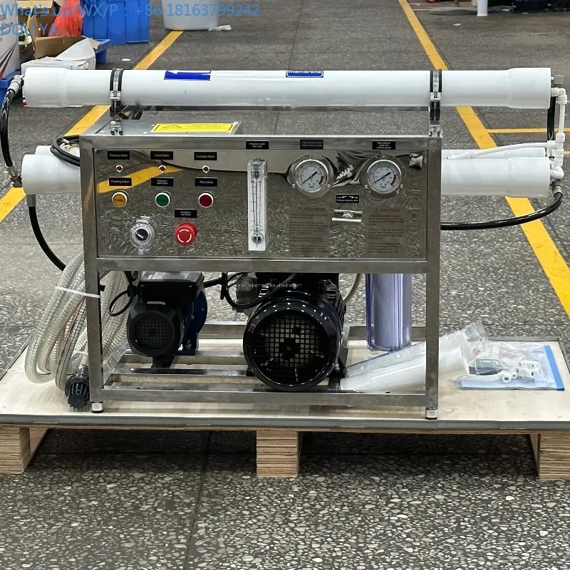 2026 SWRO4000 لتر/يوم تعريف مياه البحر آلة التناضح العكسي تنقية المياه من مياه البحر نظام RO صانع المياه