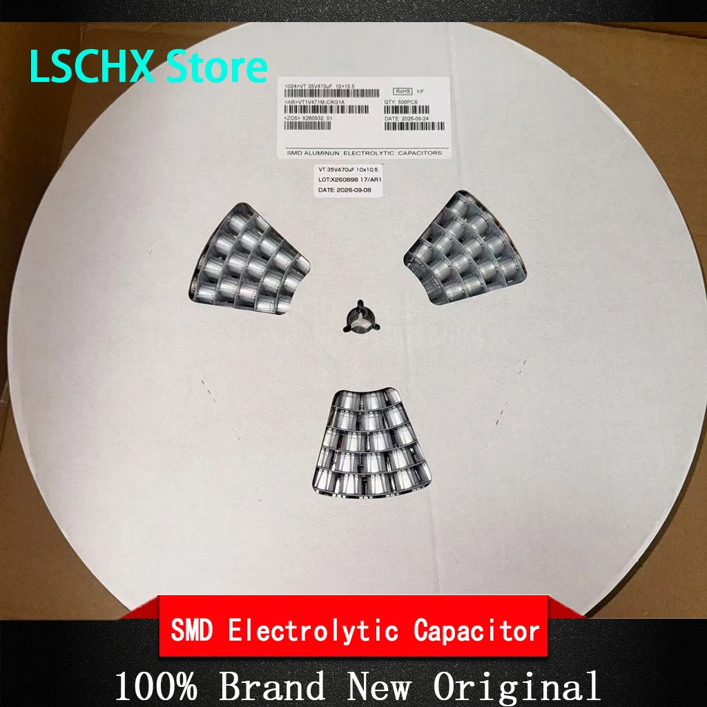1Reel SMD Electrolytic Capacitor 6.3v 10v 16v 25v 35V 50V 63V 100V 400V 0.1 1 2.2 3.3 4.7 10 22 33 47 100UF 220 330 470UF 1000UF