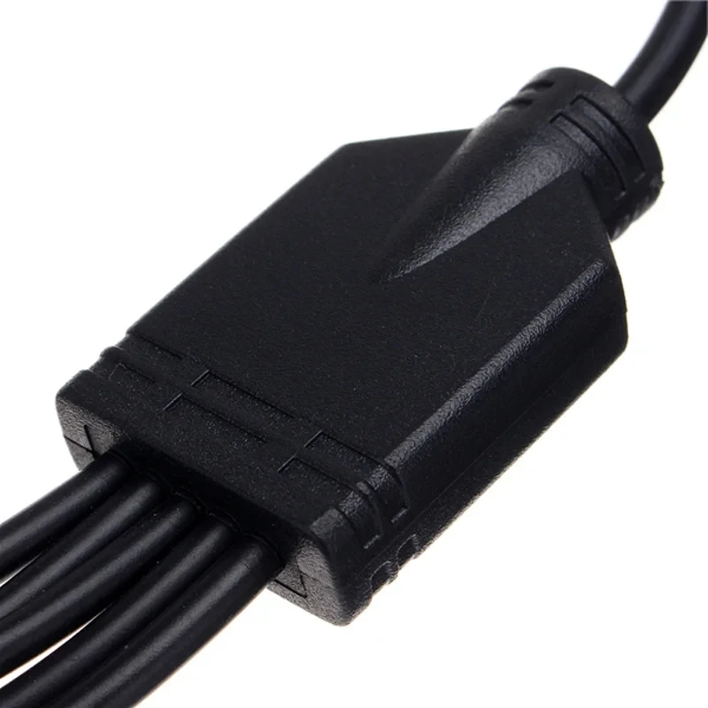 100pcs 5 in 1 Charging Cable for Nintend Wii U/ NEW 3DSXL/NEW 3DS/NDS LITE SP/PSP/GBA SP