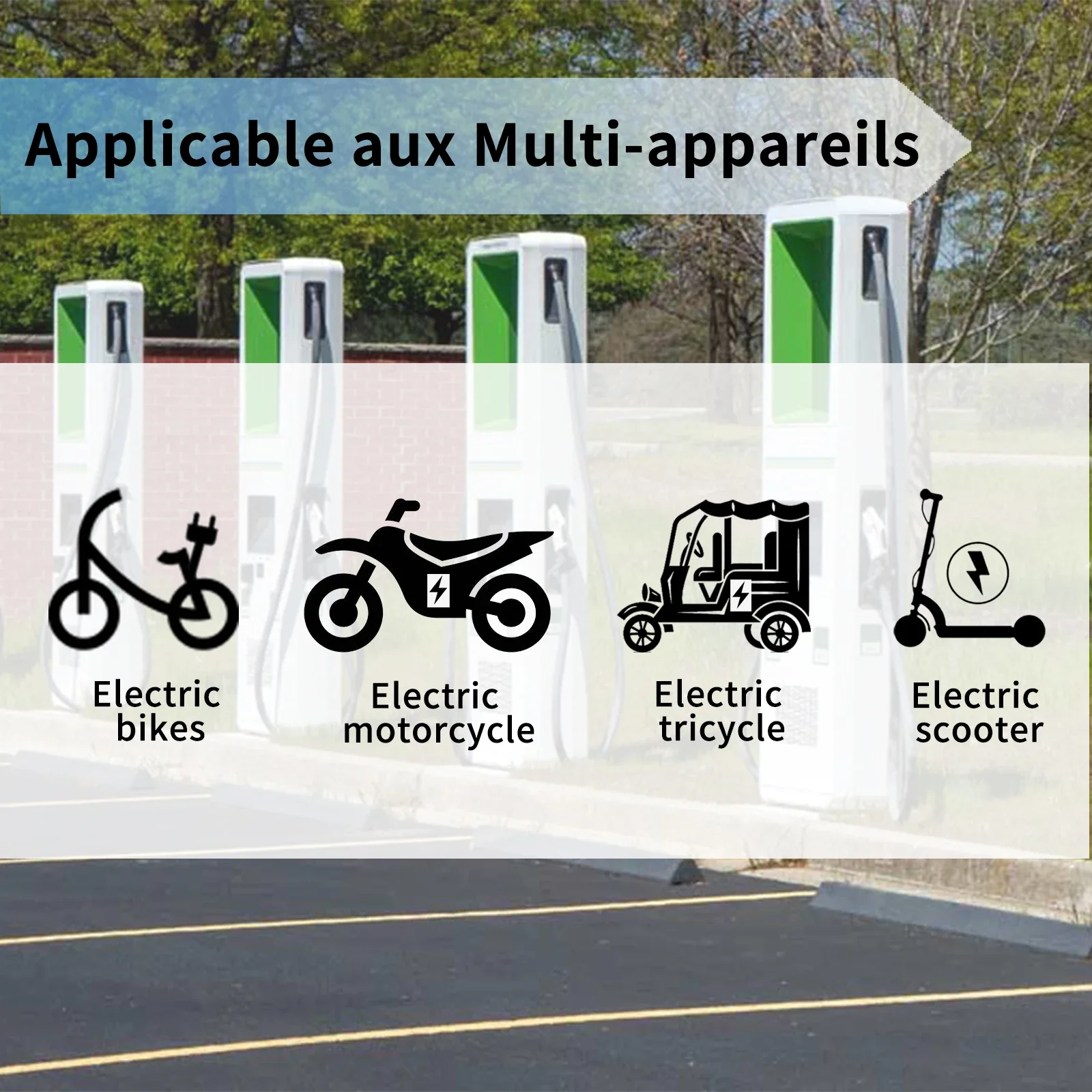 (Not for Type2 Car)  IEC26196 to AC 220V Adaptor for Type2 Charger or Type2 Charging Station 220V Discharger