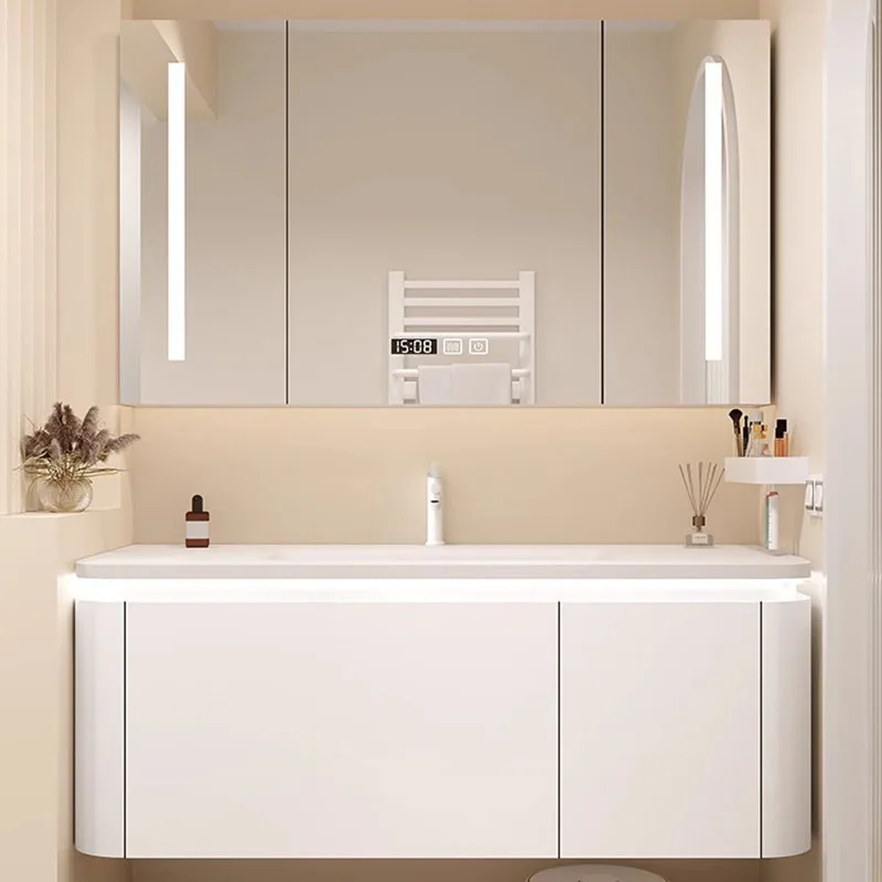 

Drawers White Bathroom Cabinet Storage Organizer Mirror Hamaki Desk Dressers Sink Display Partitions Vestidores Hotel Furniture