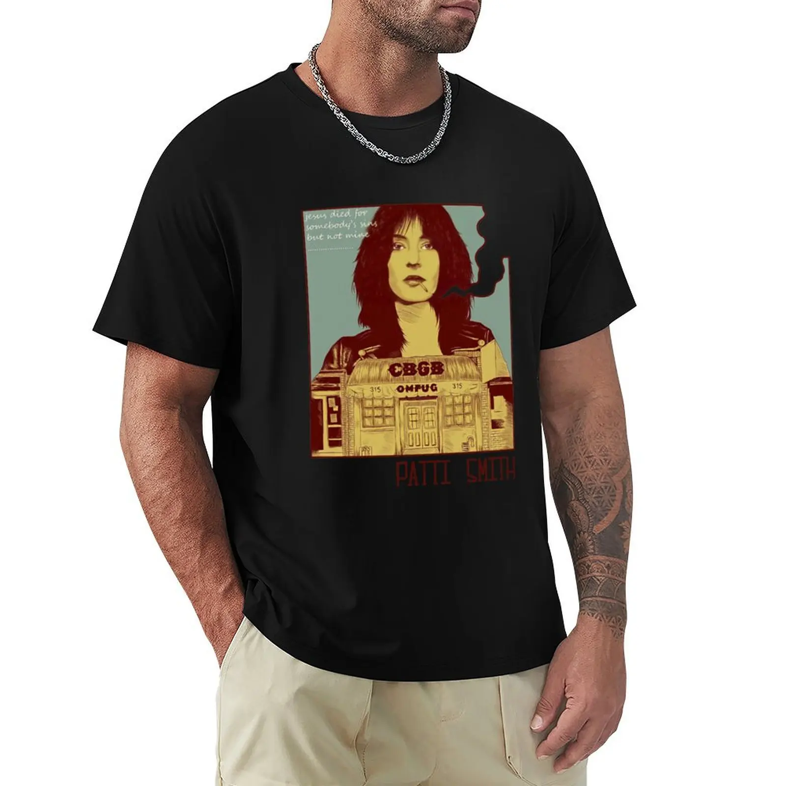 

Patti Smith T-Shirt customs graphic t shirts compression shirt men