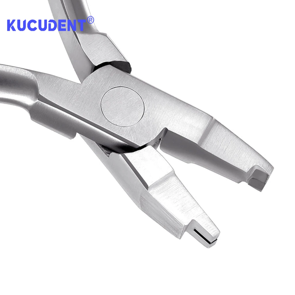 1 PC Dental Crimpable Hook Placement Plier - Stainless Steel Orthodontic Forceps for Free Hook Clamp Precision Positioning