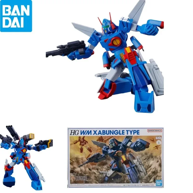 Original Genuine BANDAI Anime Figure HG 1/144  WM XABUNGLE TYPE Action Figure Toys for Boys Girls Kids Gift Collectible Model