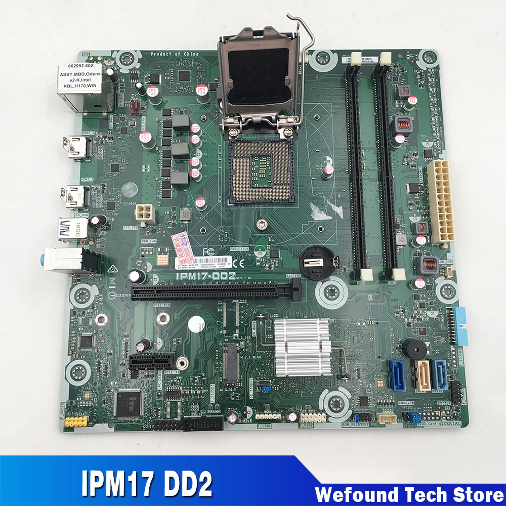 

IPM17 DD2 For HP Envy 750 Desktop Mainboard H170 LGA 1151 DDR4 Motherboard 862992-002 862992-602