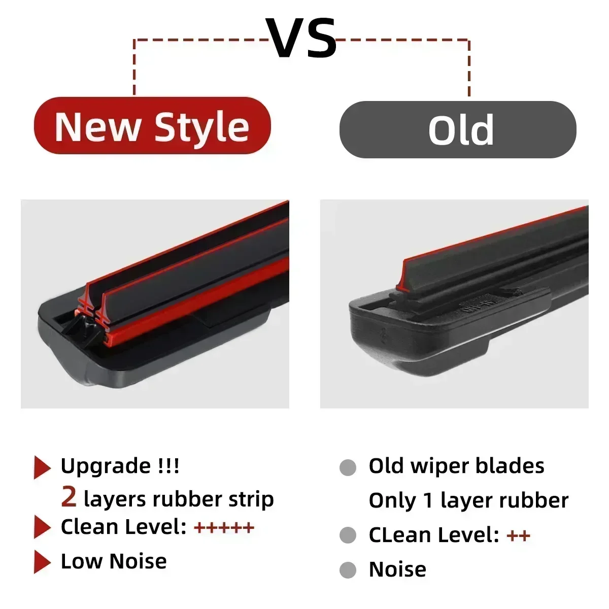คู่ยางรถ Wipers สําหรับ Jeep Cherokee KL ใบมีดด้านหน้าเครื่องตัดแปรงรถยนต์อะไหล่อุปกรณ์เสริม Wiper ใบปัดน้ําฝน