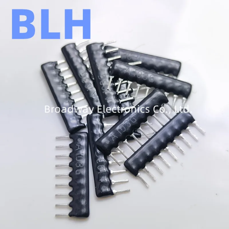 10PCS Commoned Resistor Network Array A type 10PIN A10 681 680R 102 1K 122 1.2K 152 1.5K 202 2K 222 2.2K 272 2.7K 332 3.3K