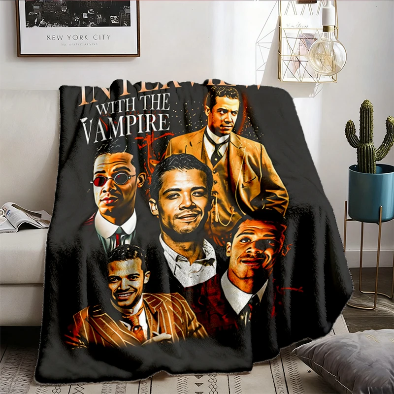 Interview with the Vampire 1994 Horror/Fantasy Unisex Softstyle T, Flannel Blanket, Movie Fan Flannel Throw