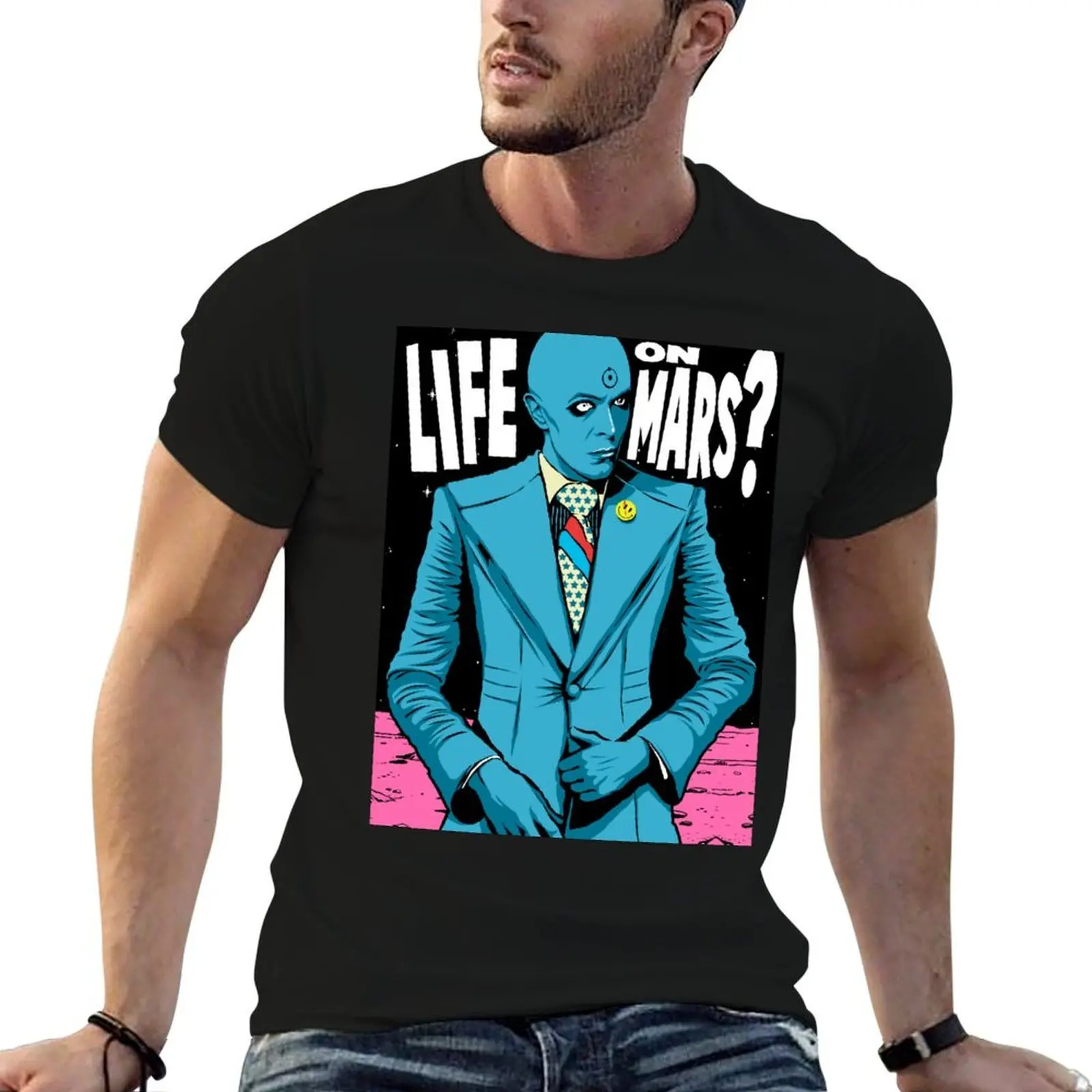 Mars T-Shirt man t shirt anime tshirt mens cotton t shirts