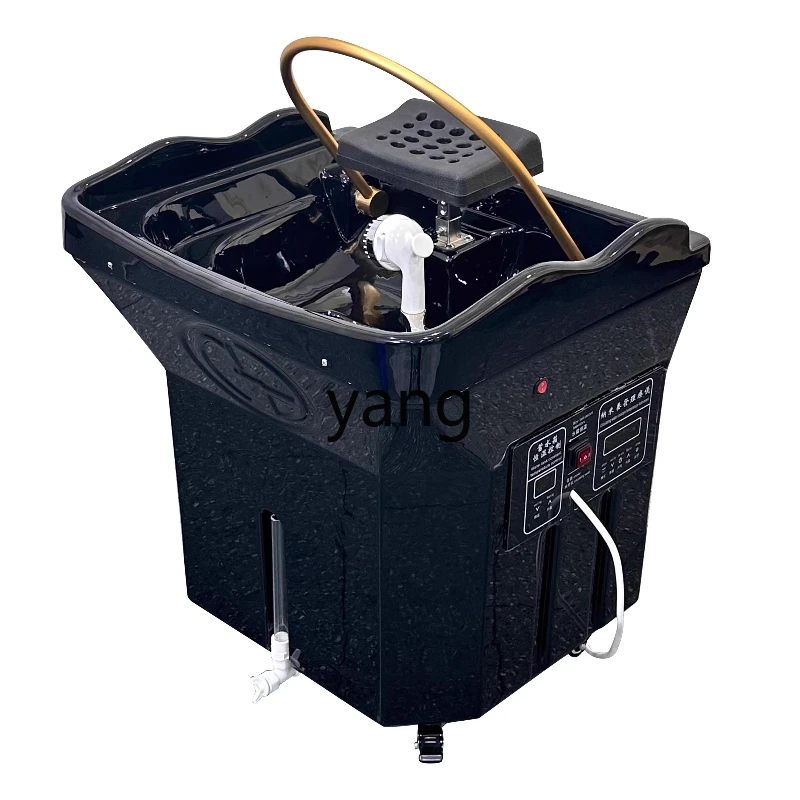 lmm beauty salon special water-free movable shampoo basin water circulation fumigation water storage type head treatment basin
