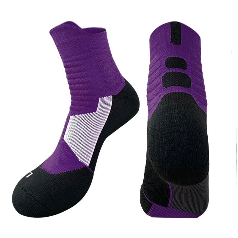 Chaussettes de sport professionnelles unisexes, football, basket-ball, cyclisme, football en plein air, course à pied, trekking, hommes, femmes