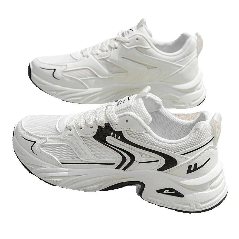 Pull-back Shoes For Men, 2026 New Spring-summer Breathable Mesh Sneakers, Men's Retro Thick-soled Dad Shoes_vogvips.com