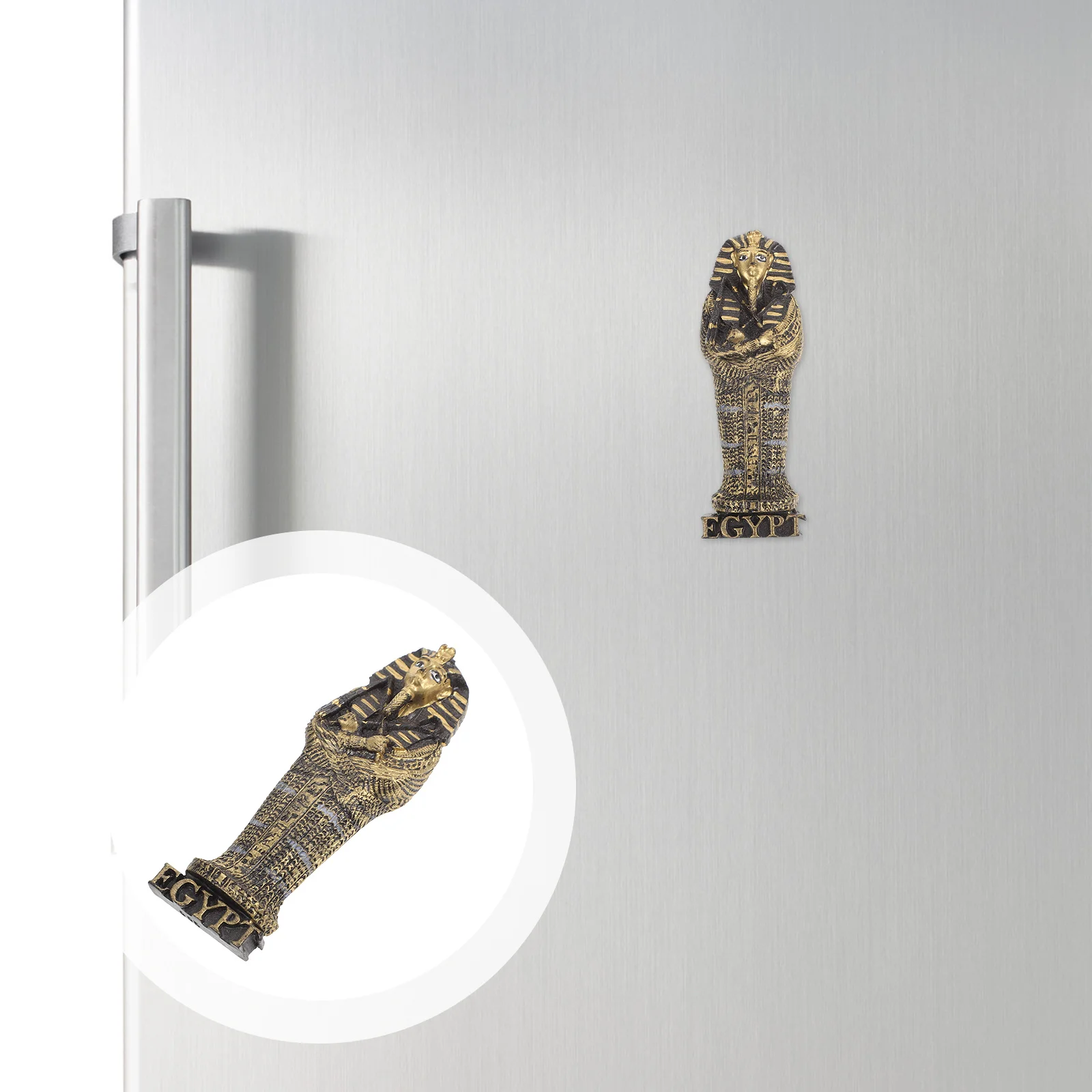 

Pharaoh Egypt Fridge Magnet Resin Refrigerator Sticker Fashionable Home Kitchen Decoration Magnet Fridge Adorn