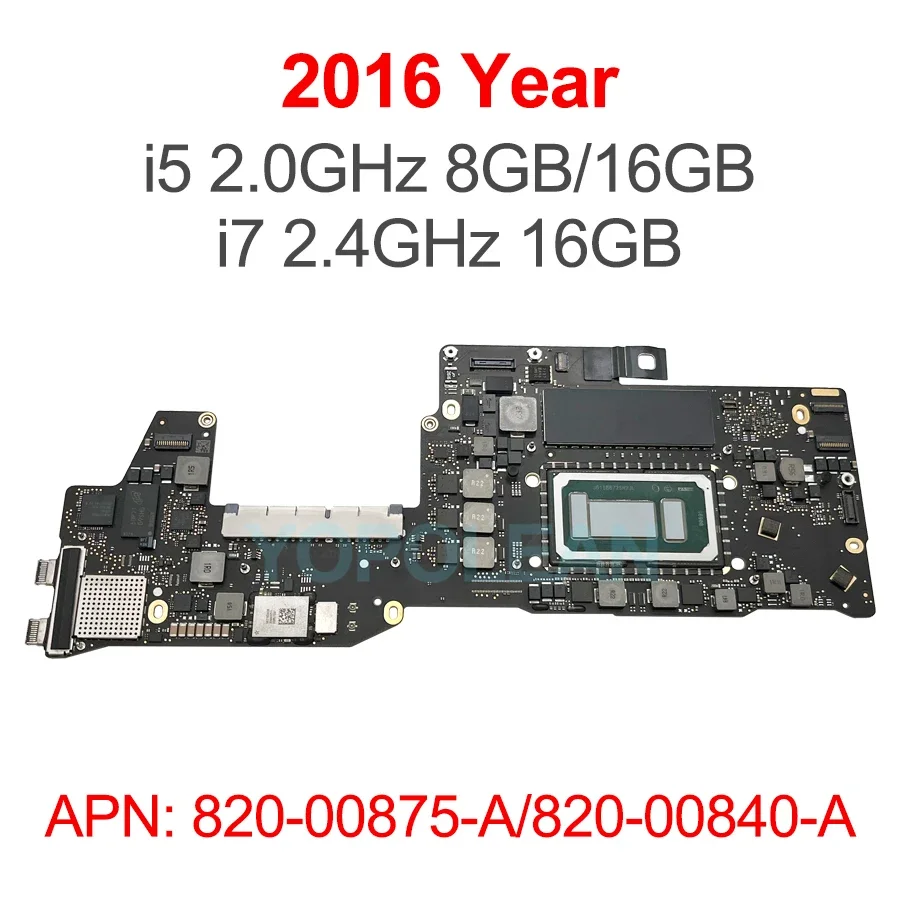 Original A1708 Motherboard 2016 2017 For Macbook Pro 13