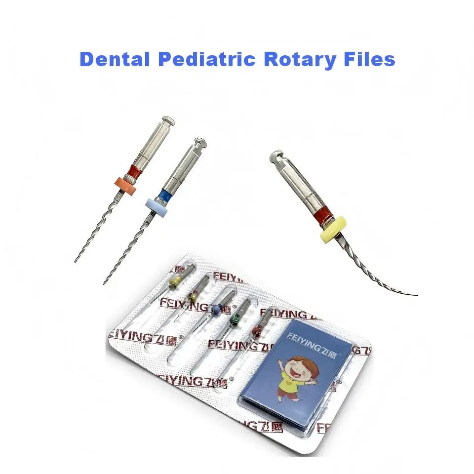 

Стоматологические педиатрические роторные файлы NiTi для эндодонтического лечения корневых каналов молочных зубов, инструменты для стоматологов, материалы для эндодонтии у детей