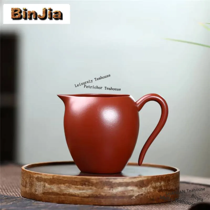 

220ml Aesthetic Yixing Purple Clay Tea Pitcher Handmade Beauty Justice Cup Raw Ore Dahongpao Mud Kettle Chinese Zisha Tea Set