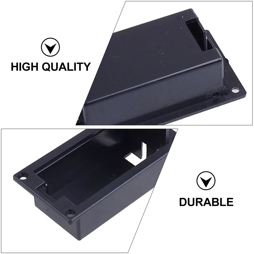 

2Pcs 9V Guitar Pickup Battery Holder Case Active Durable Replacement Accessory For Musicians