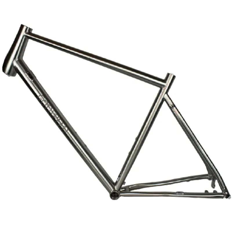 Custom Titanium Gravel Bike Frame With Flat Mount Disc Brake Premium Bicycle Components