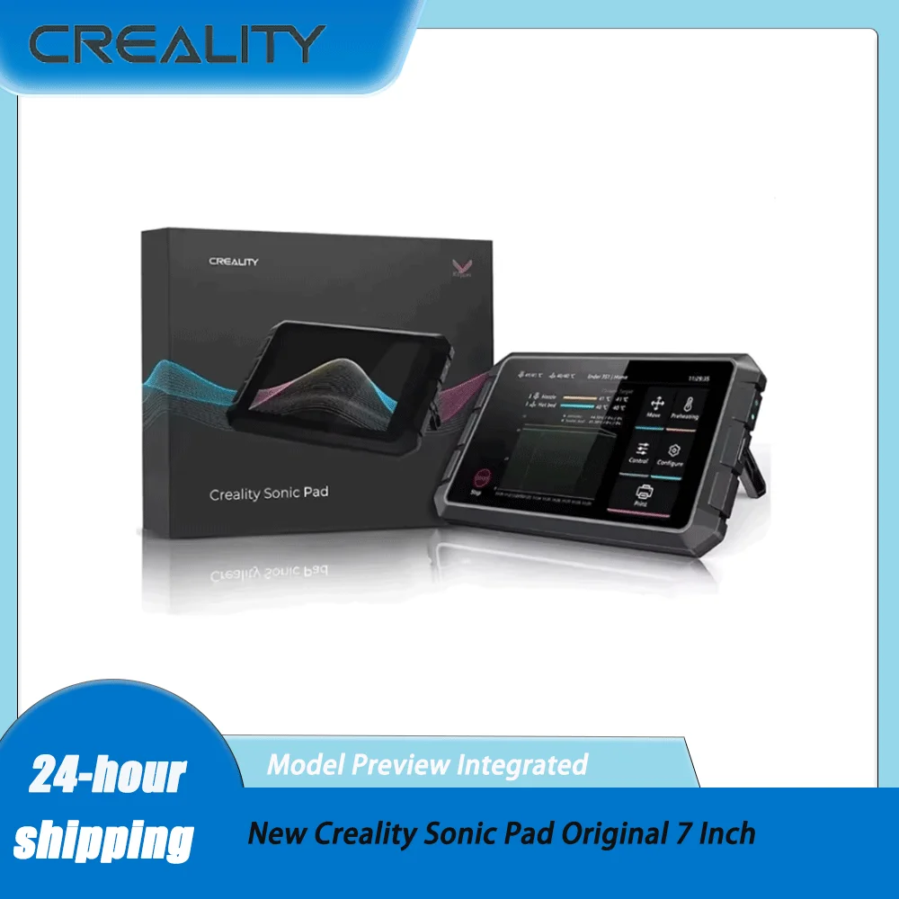New Creality Sonic Pad Original 7 Inch Model Preview Integrated Control Programmable Macros OTA &USB Upgrade for FDM 3D Printer