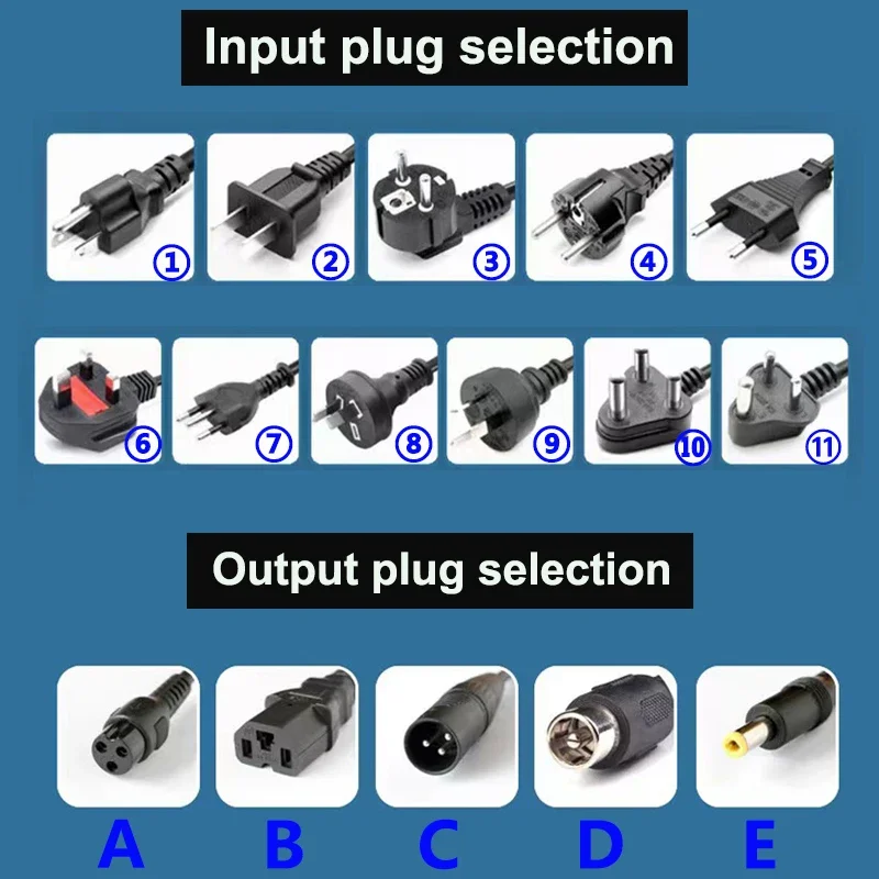 67.2V 2A 3A 5A lithium-ion battery charger for motorcycle battery pack 60V 16S intelligent fast charging