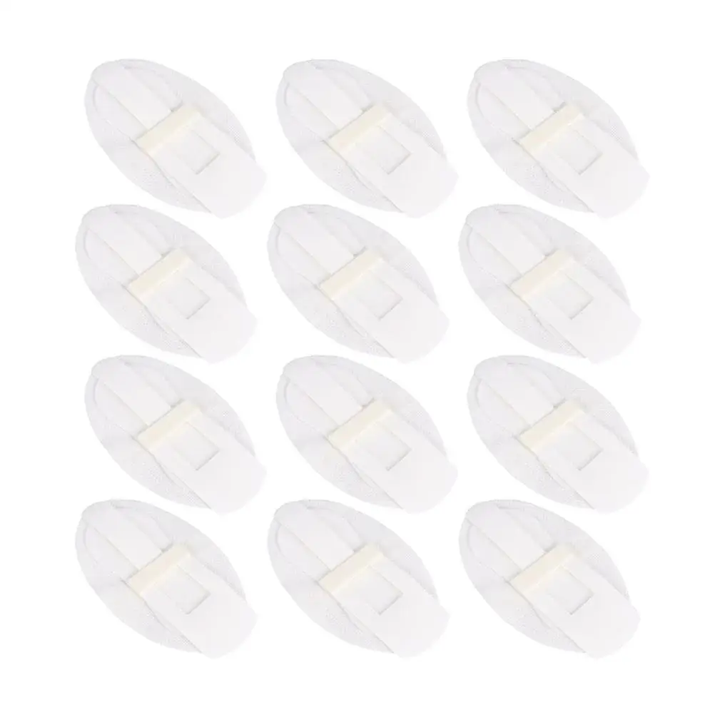 

12 Pcs Catheter Fixation Stickers Breathable Universal Size Ureter Drainage Tube Adhesive Tape Non Woven Fabric Fixing