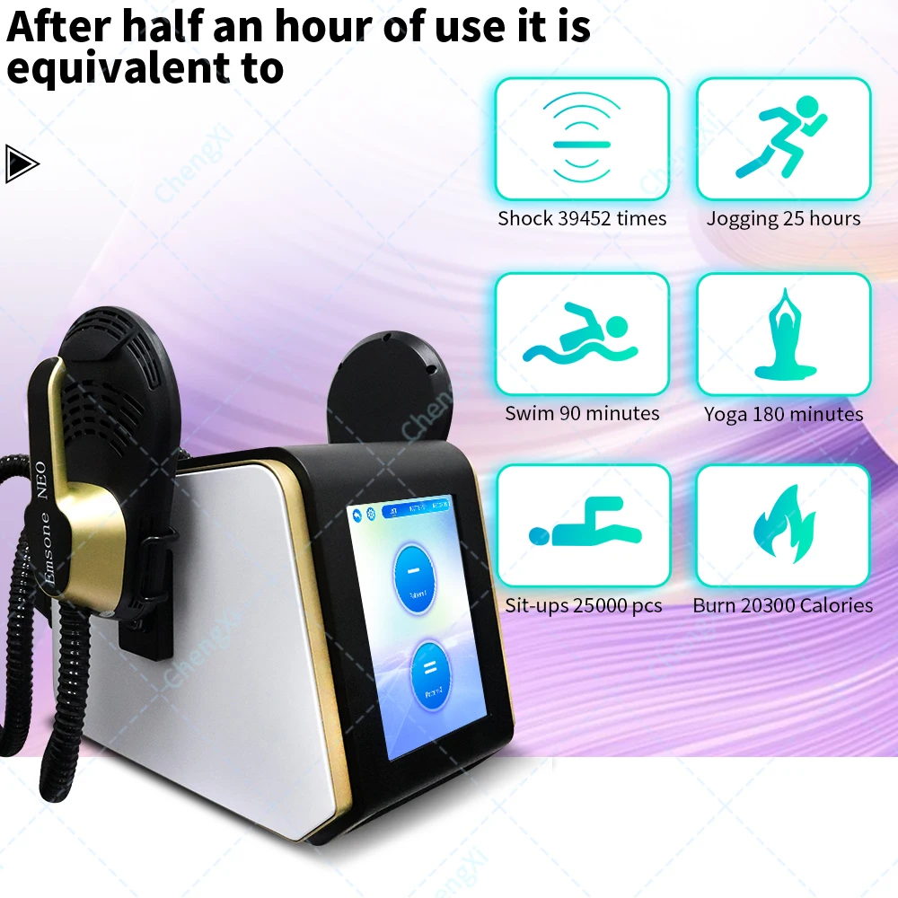 

2025 Новый магнитный аппарат для стимуляции мышц Emsone NEO 6500 Вт, тонкий электростимулятор для тела