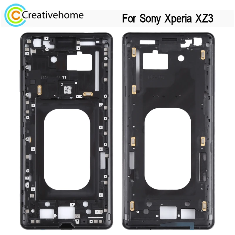 Middle Frame Bezel Plate For Sony Xperia XZ3 Phone Repair Spare Part