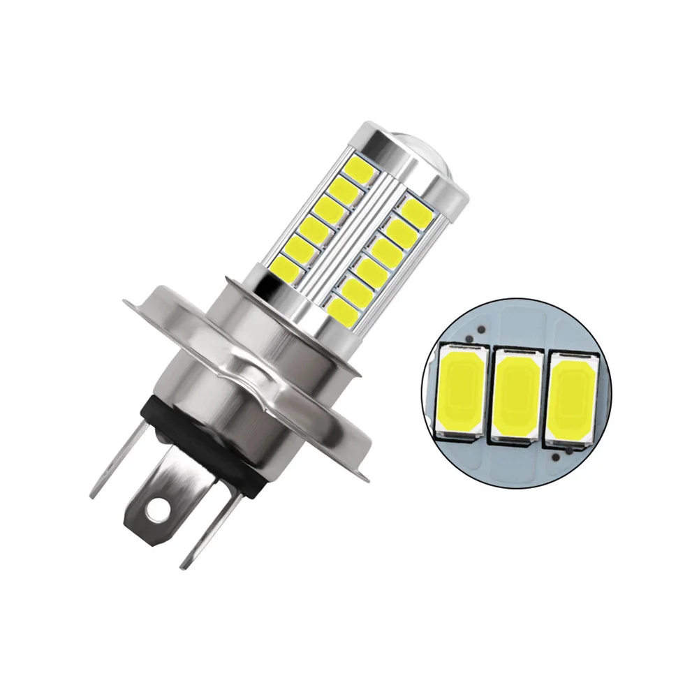 1 قطعة H4 Led مصباح السيارة 5630 33SMD 12 فولت H4 Led الأبيض Led أضواء الضباب السوبر مشرق السيارات LED مصابيح للأضواء الأمامية عالية الطاقة القيادة