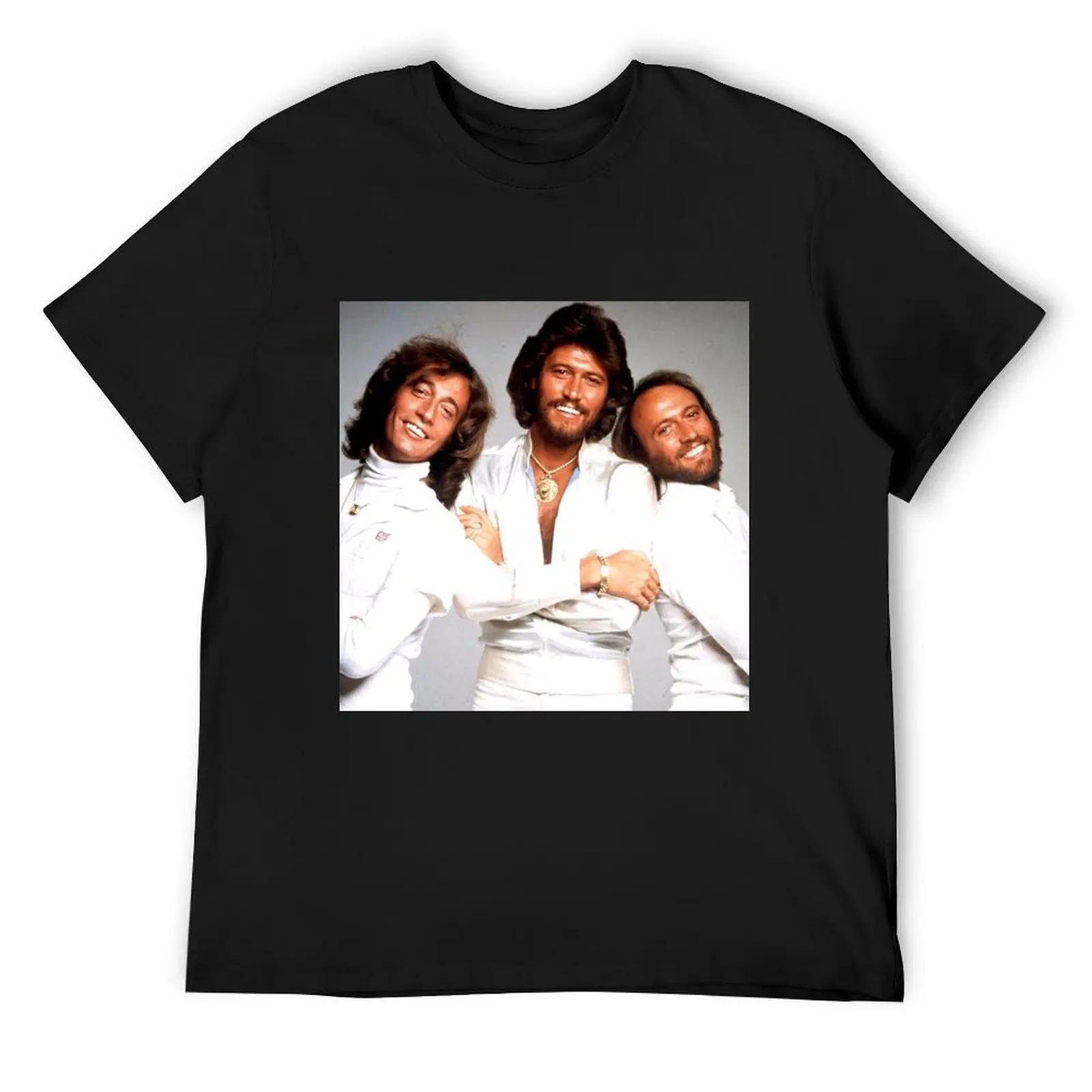 bee - gees 5 T-Shirt customizeds blanks plus size tops man clothes men graphic t shirts