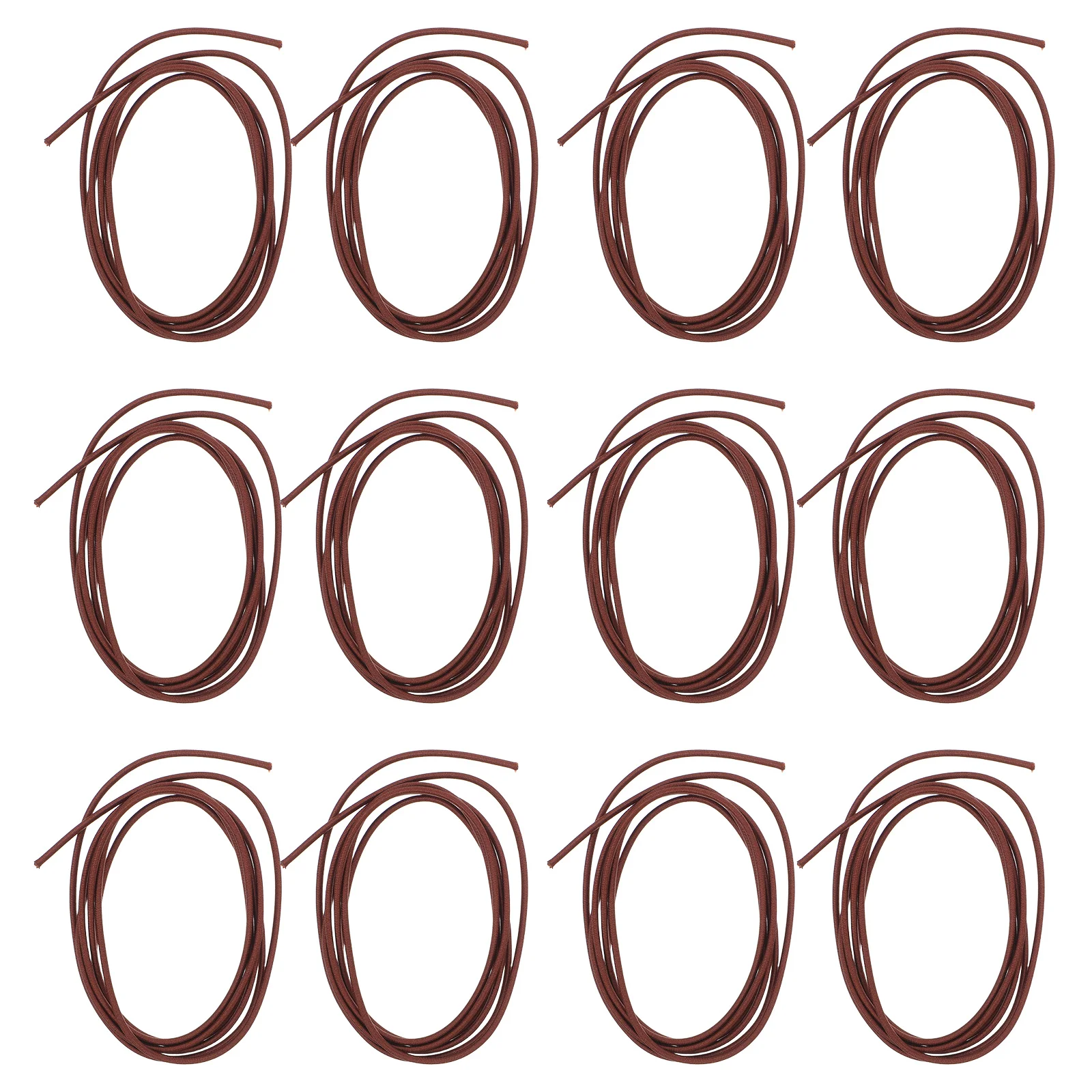 15Pcs Notebook Bind Rope 1.5mm 3.28ft Nylon Elastic Cord for Journal Planner Strap Travel Scrapbooking Stretchy Book Band