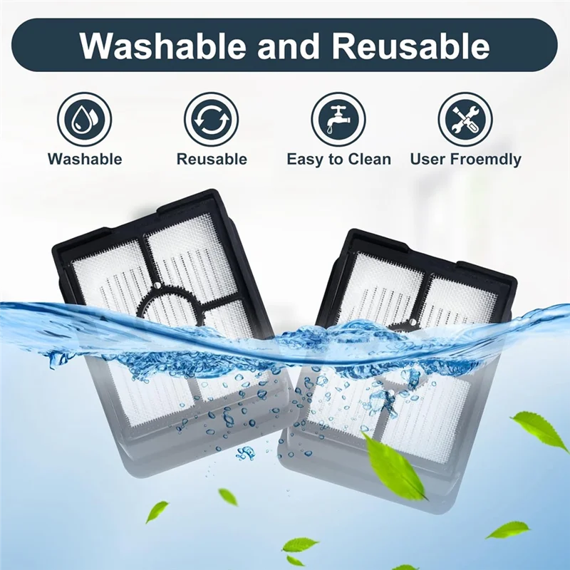 【Berserk】Replacement HEPA Filters For BISSELL Crosswave HF3 3598N Wireless Wet Dry Vacuum Cleaner Parts