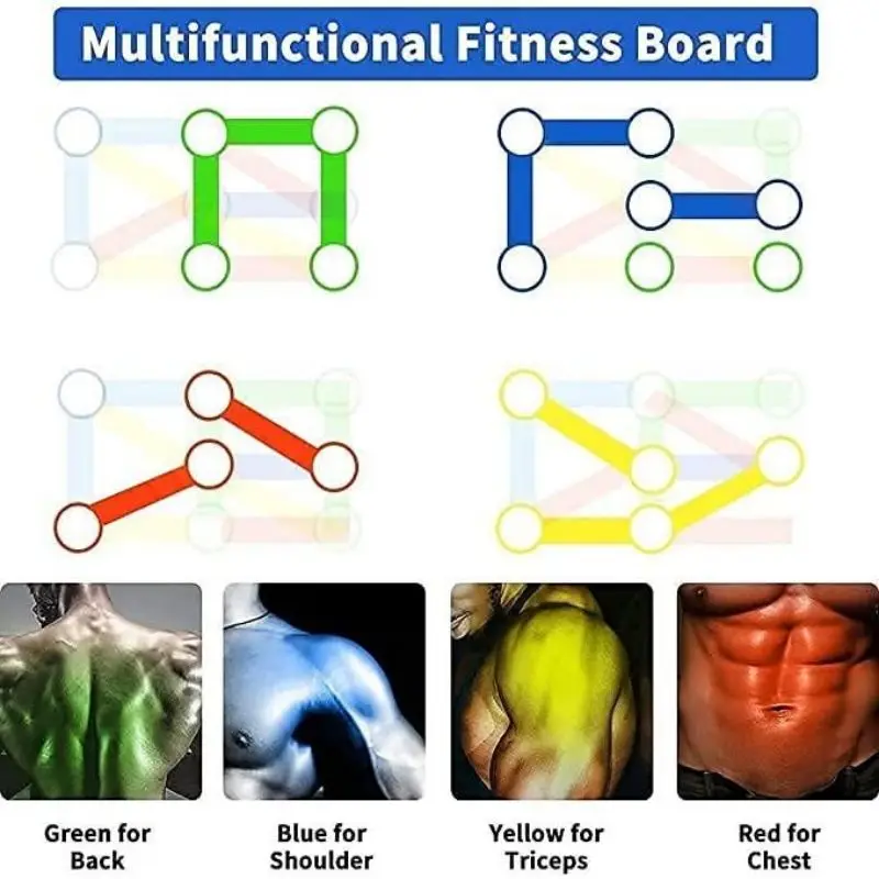 14 in 1 Push-up Board untuk ABS otot perut latihan kebugaran Push-Up berdiri latihan olahraga latihan Gym peralatan