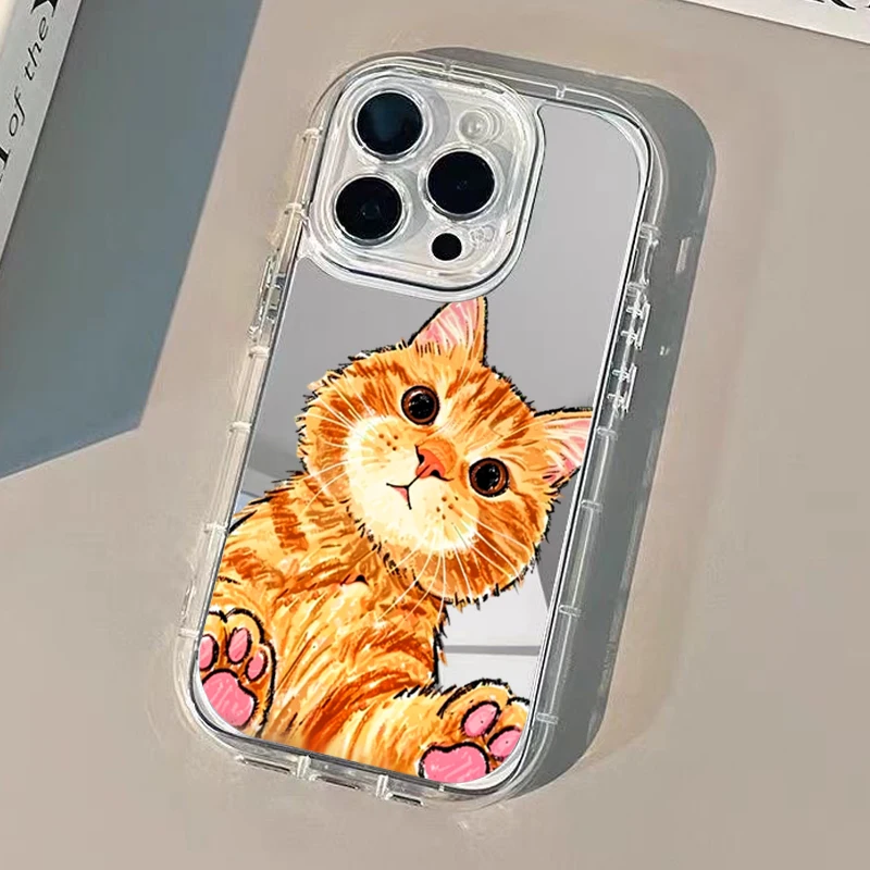 Coque de téléphone miroir anti - Phone Cases Orange avis et prix
