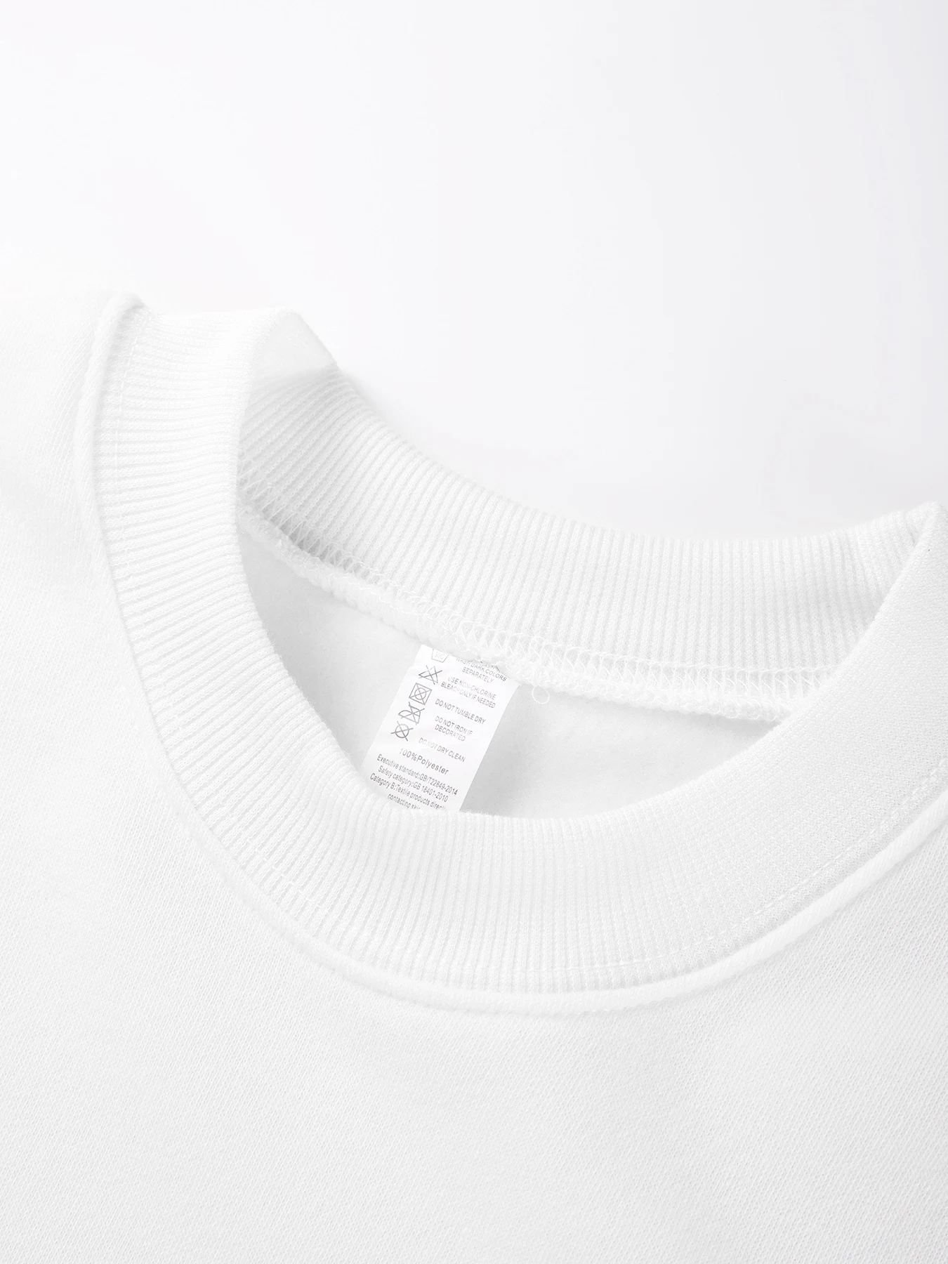 Moletons masculinos com estamp - Oversized Crewneck Fleece avaliação e preço
