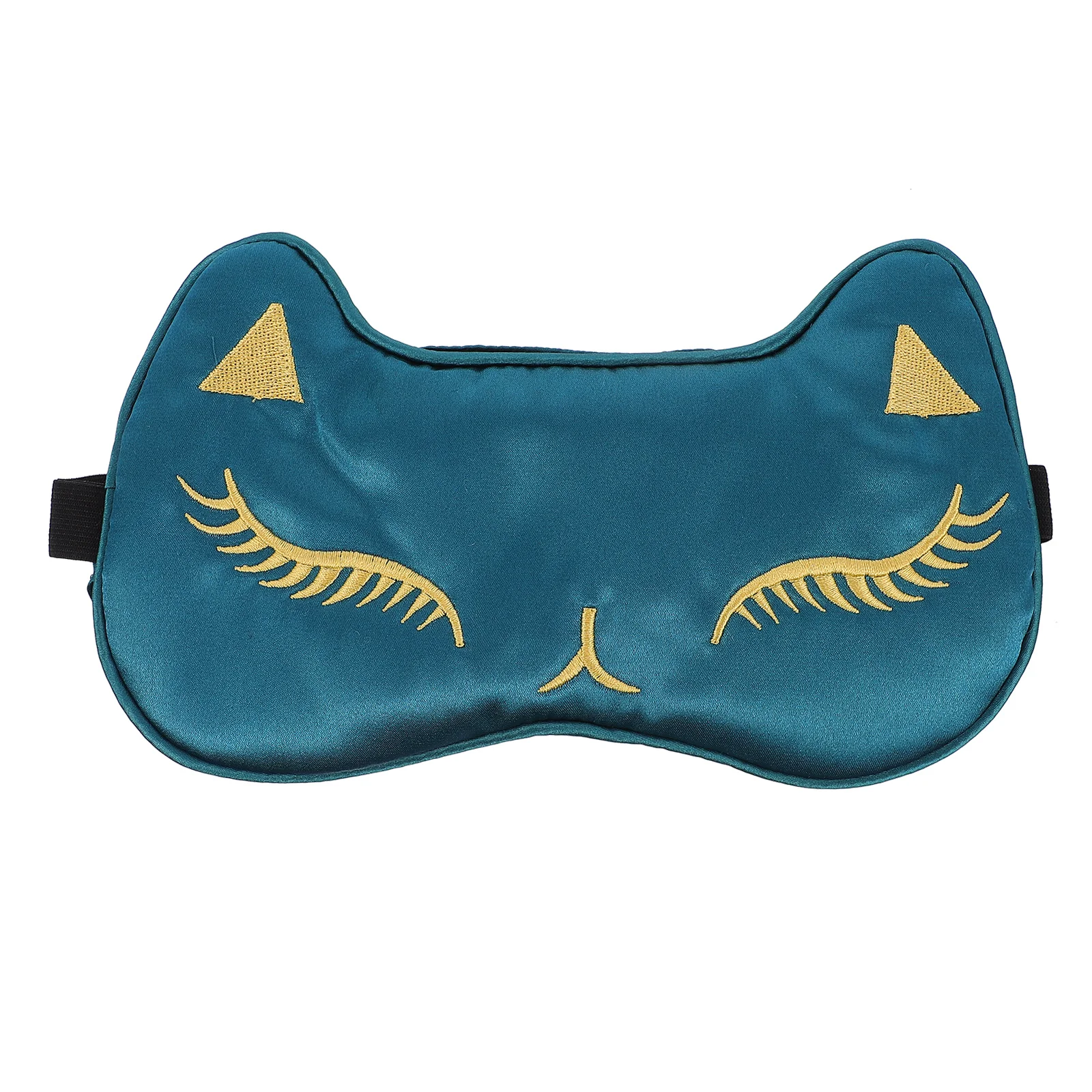 

Cartoon Cat Eyepatch Adjustable Buckle Mask Sleeping Bedroom Supply Blindfold Artificial Silk Patches for
