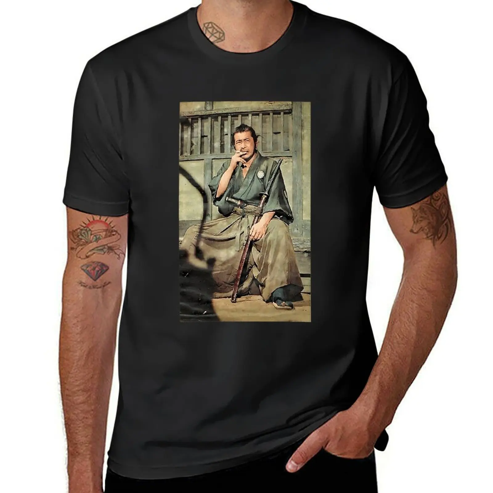 Toshiro Mifune Smoking \t \t T-Shirt sports fans for a boy sublime men graphic t shirts