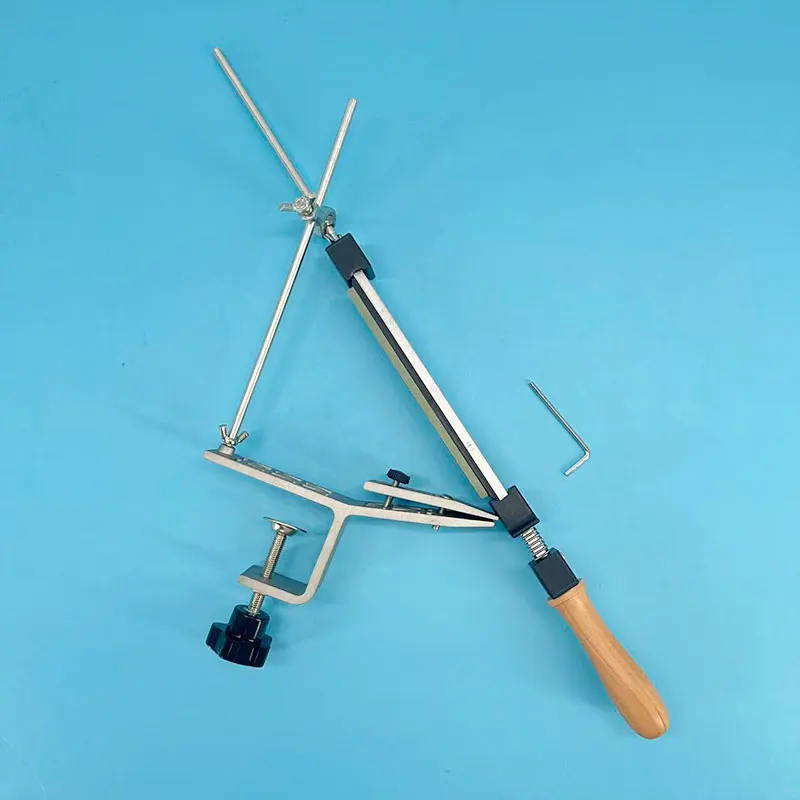 

Fixed Knife Sharpener Professional Angle Sharpening Stone Kitchen Whetstone Grinding System Honing Diamond Grinder Woodwork Tool