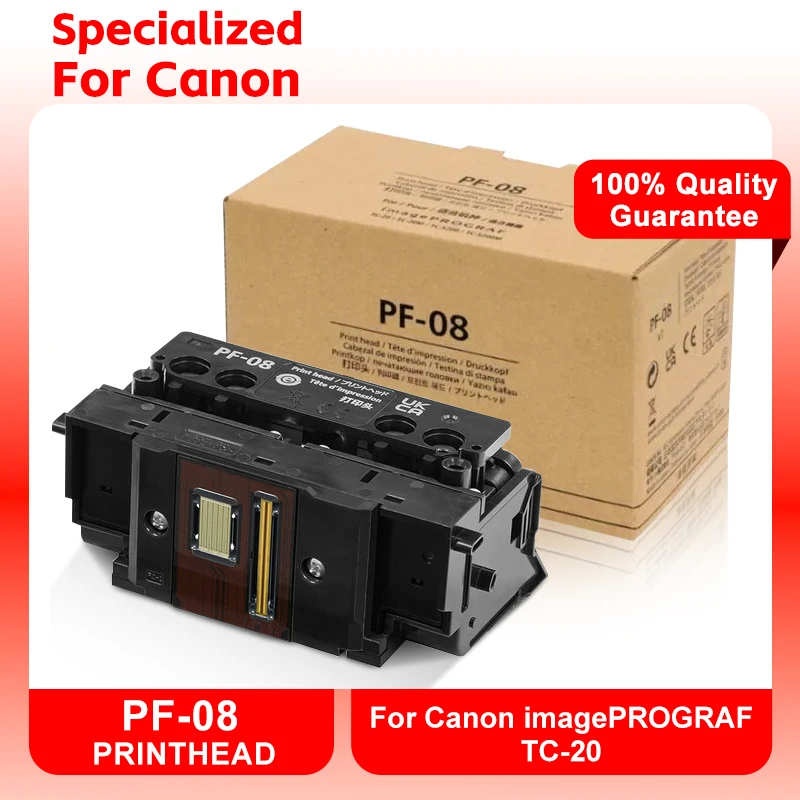 95% جديد لرأس الطباعة Canon PF-08 PF08 رأس الطباعة لطابعة Canon imagePROGRAF TC-20 TC20 5706C003AA #1