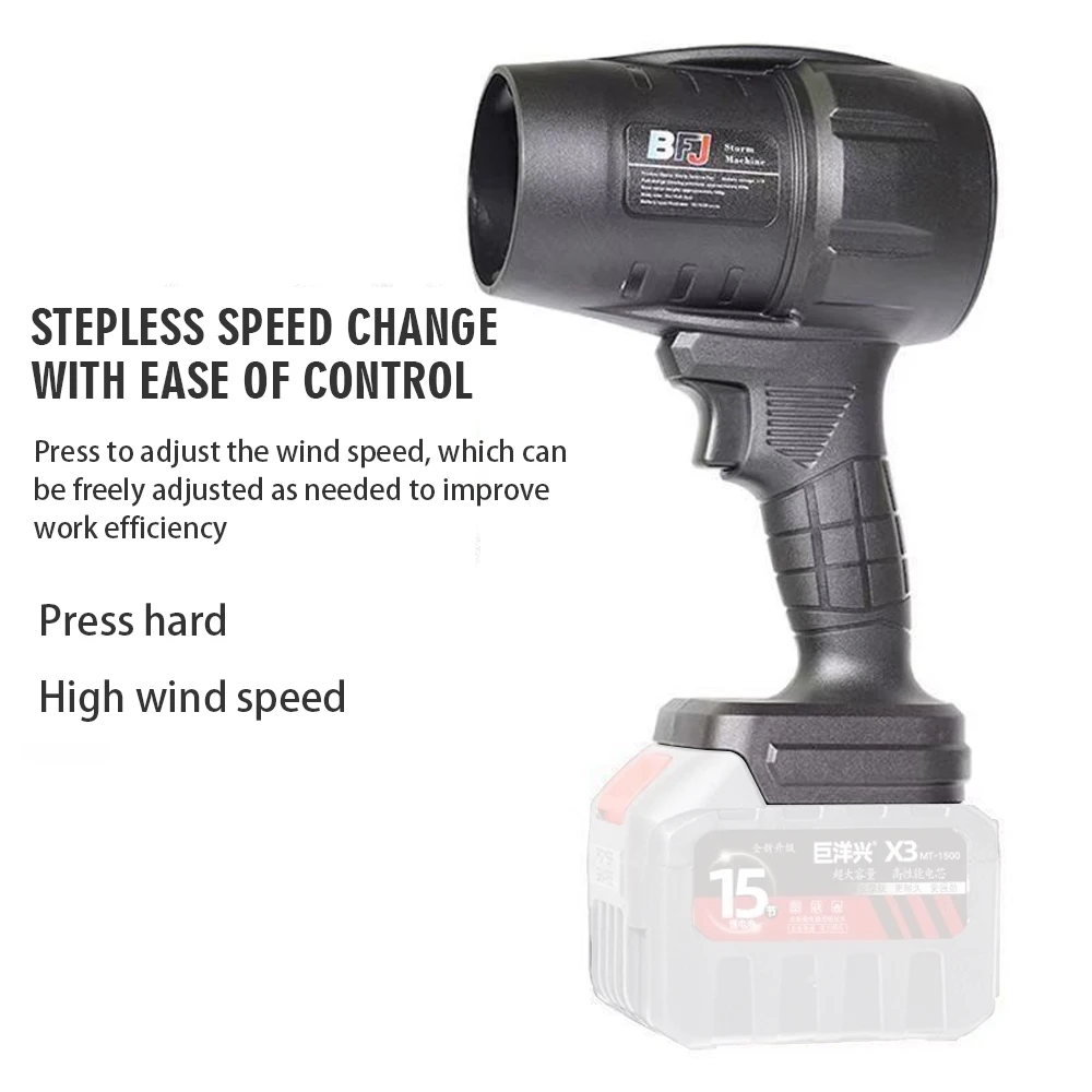 

High Power Hair Dryer Turbine Fan Electric Leaf Blower Computer Dust Snow Sand Cleaning Portable Air Blower For Makita Battery