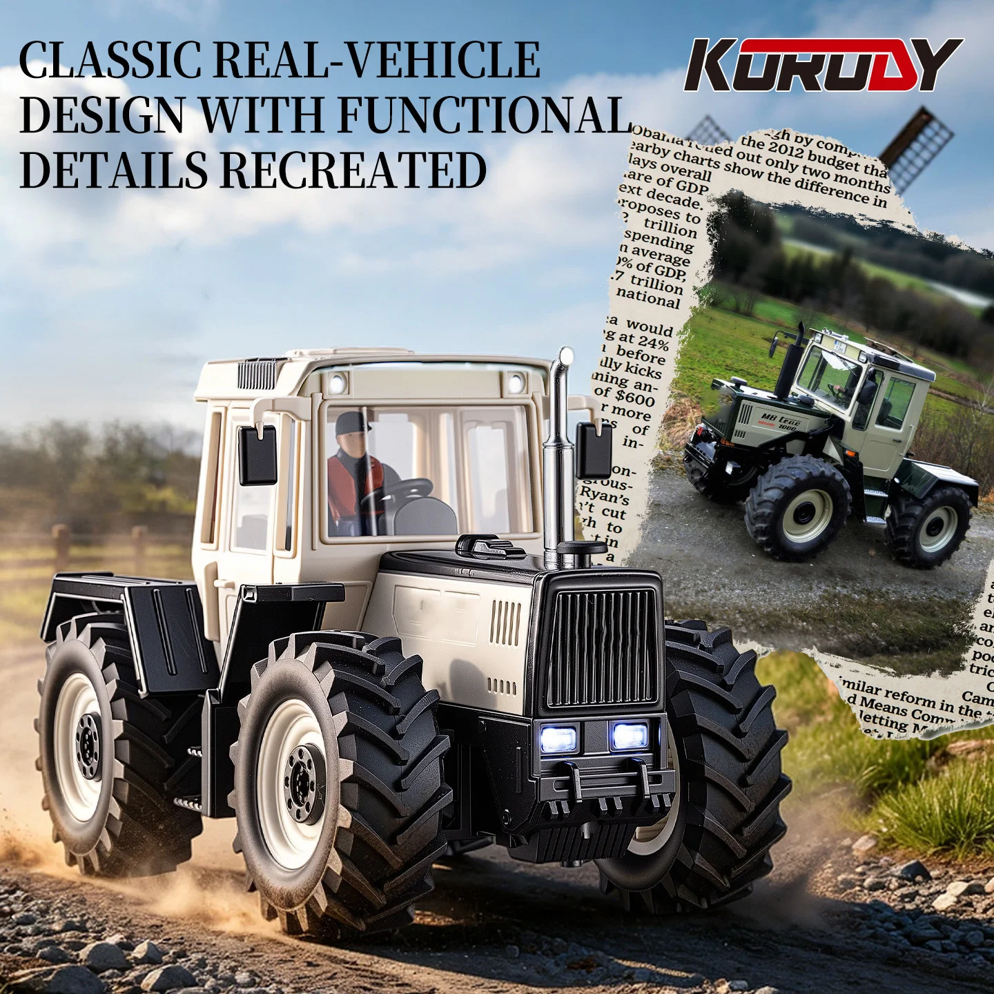 Afstandsbedienbare boerderijtr - Rc Hobby Farm recensie en prijs