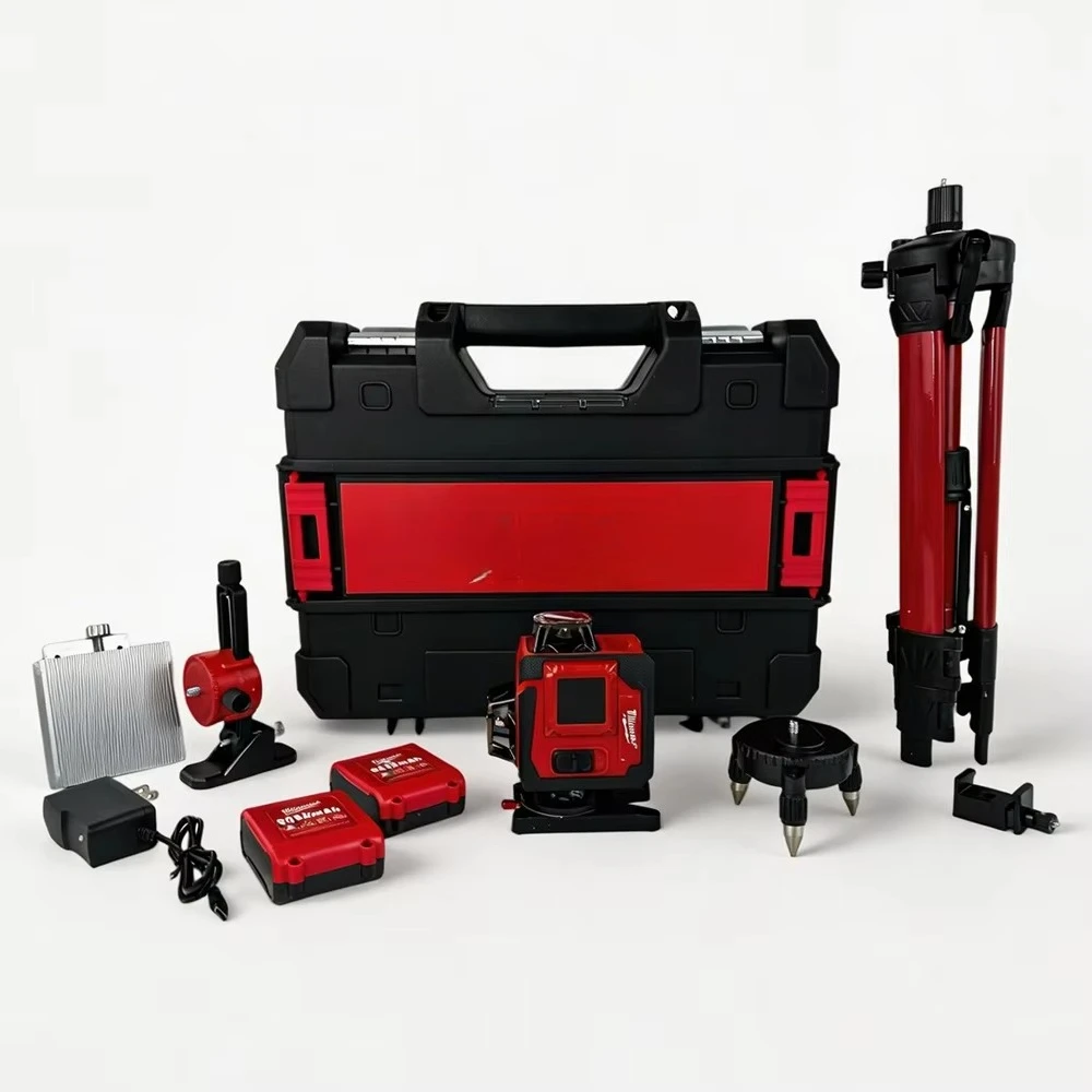 nivel-laser-milwaukee-de-4-lados-con-linea-cruzada-de-16-lineas-y-rotacion-de-360-grados-nivelacion-automatica-con-linea-verde-bateria-de-iones-de-litio-tripode-incluido