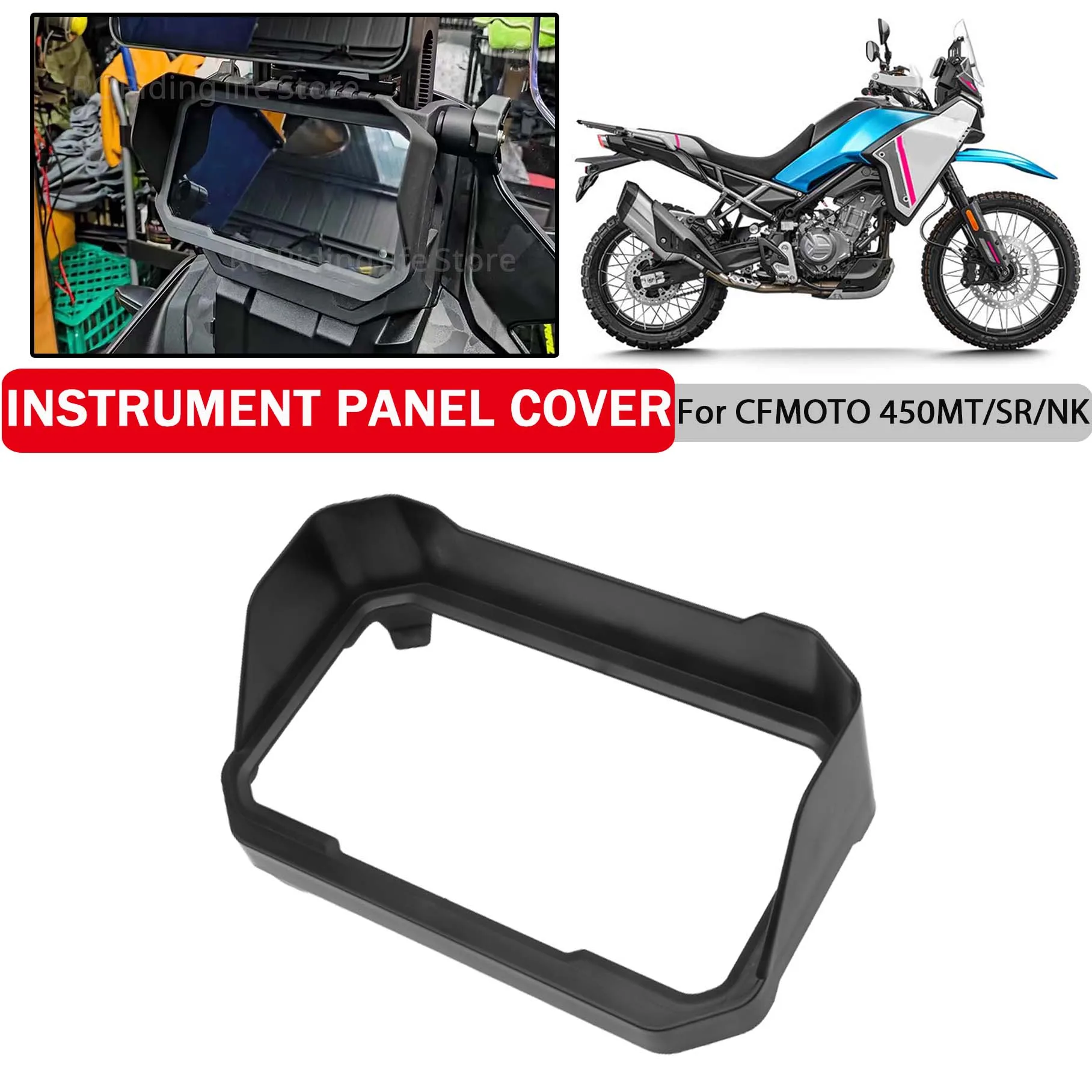 

Instrument Sun Visor Cover Screen Sunshade Guard For CFMOTO 450MT 450 MT SR NK 250 150SC 700MT 675SR 250NK Protection Dashboard