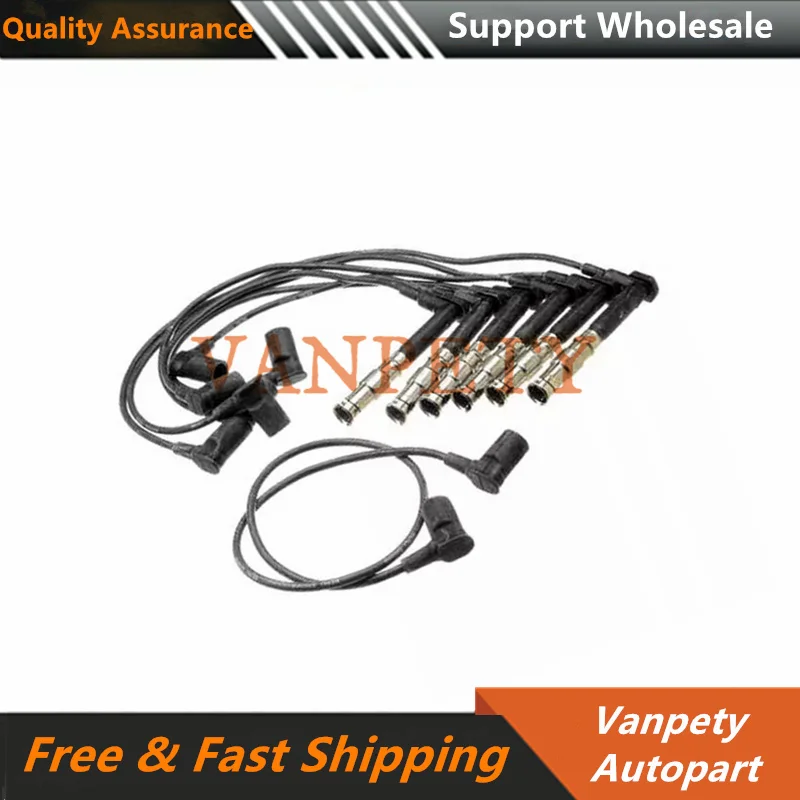 ZEF597 New 1 Set Ignition Spark Plug Wire for Mercedes W124 W140 R129 300SL 300E 300SE 300SEL S320 300TE 1988-1993