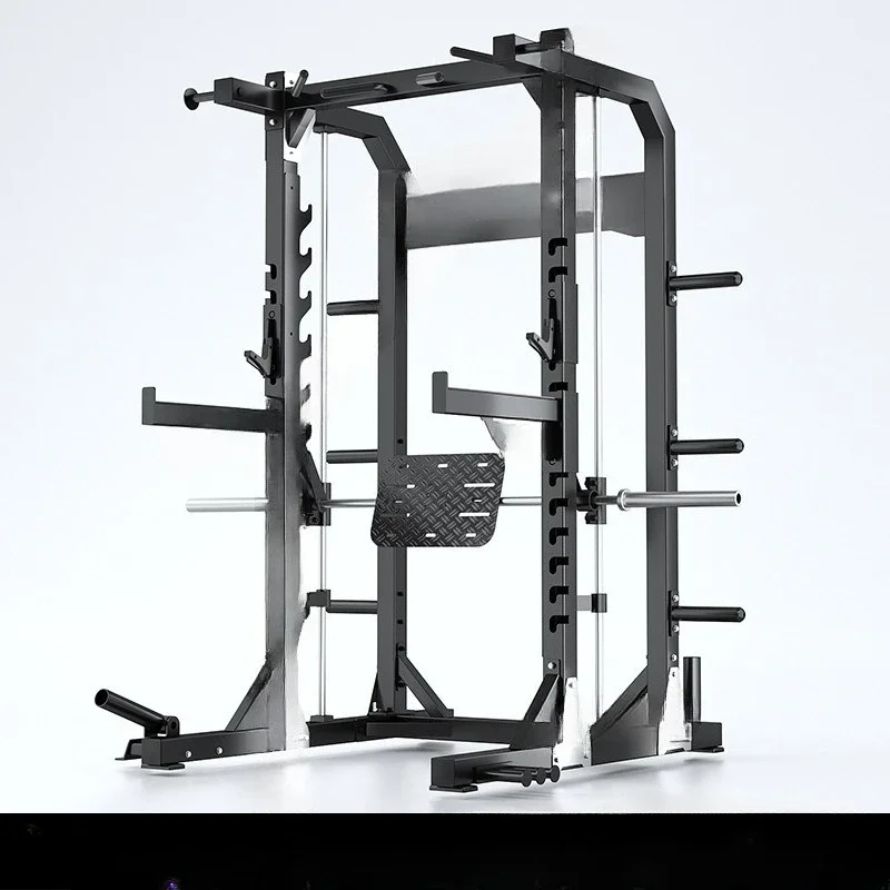 Multifunctional squat frame, commercial Hummer frame horizontal push frame household weight table gym squat frame
