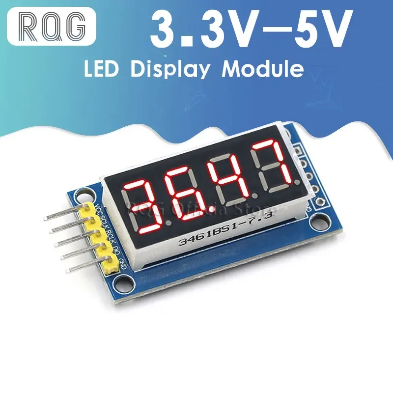 4 Bits Digital Tube LED Display Module Four Serial for Arduin0 595 Driver