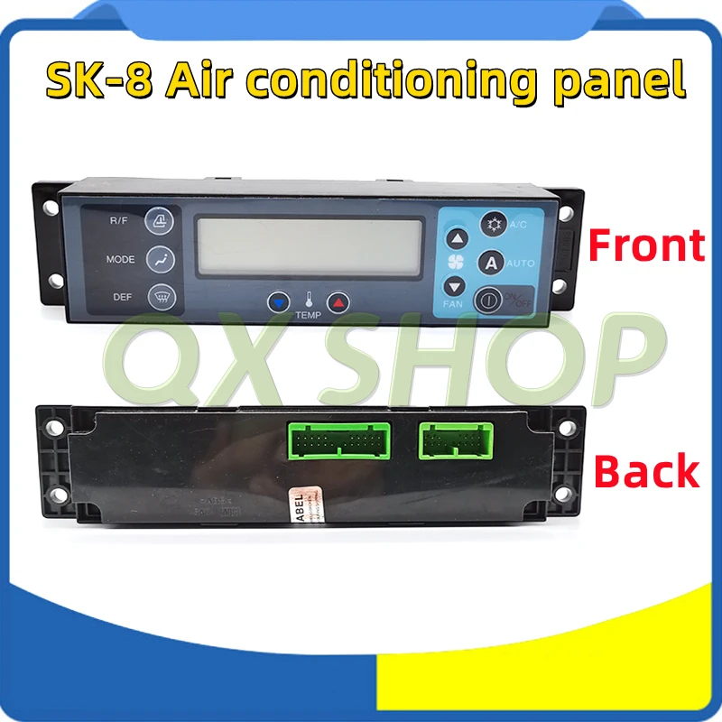 

Excavator accessories suitable for KOBELCO SK75/140/200/260/350-8 air conditioning panel button controller switch